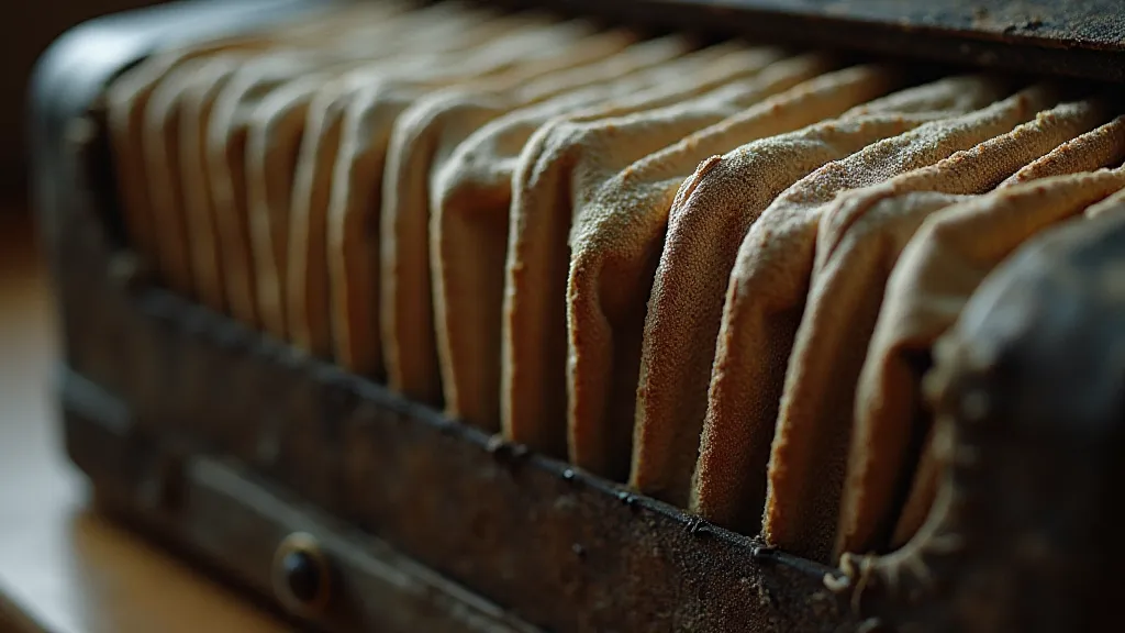 Accordion bellows detail