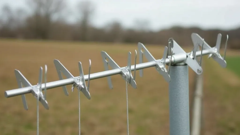 Slim Jim antenna mounted for radio communication