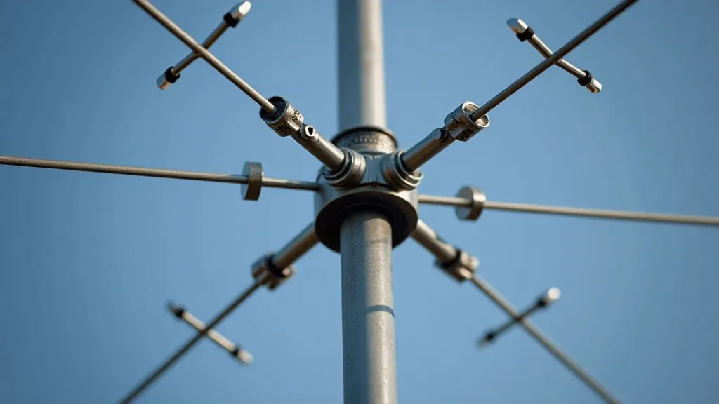 Star connector for radials at the base of a vertical antenna