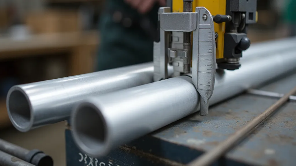 Cutting aluminum tubing for antenna elements